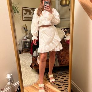 Reformation White classic dress
